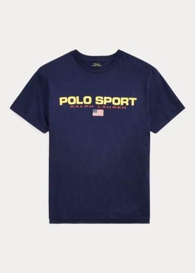 Playeras Polo Ralph Lauren Hombre Azul Marino - Classic Fit Polo Sport - QYRZD7509